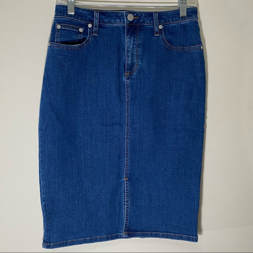 Banana Republic Pencil Denim Skirt